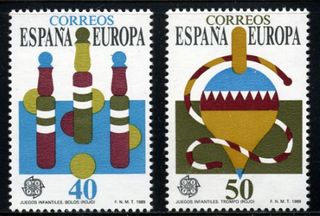 Sellos España Europa Juegos Infantiles