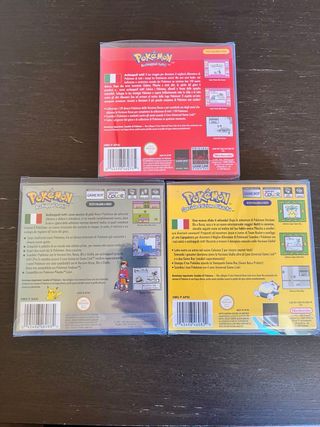 Tre Box Pokémon Game Boy Perfetti