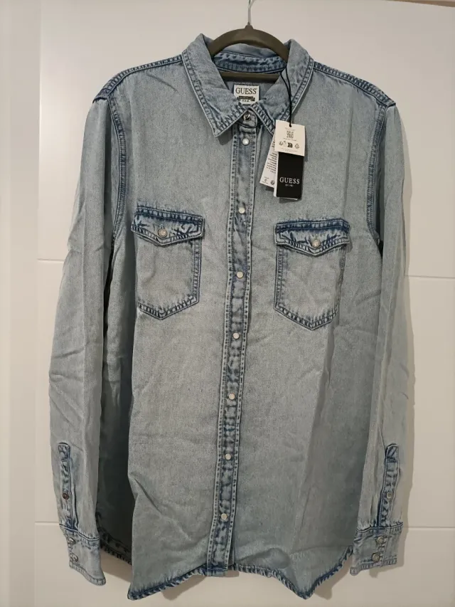 Camisa Vaquera Guess Talla XL