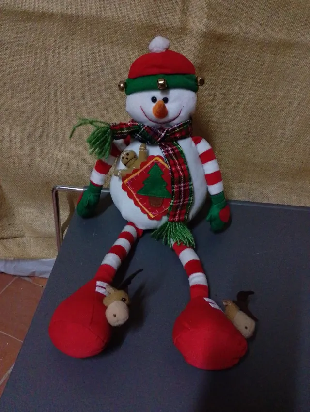 Boneco Decorativo de Natal Boneco de Neve