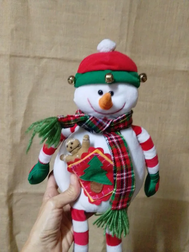 Boneco Decorativo de Natal Boneco de Neve