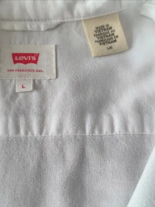 Camisa (ibicenca)Levi's Blanca T/L #levis
