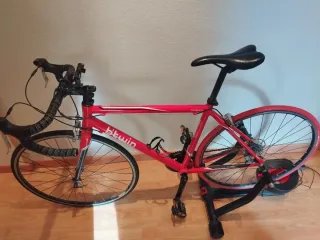 Bicicleta Carretera Triban 3 Talla 54 + Rodillo