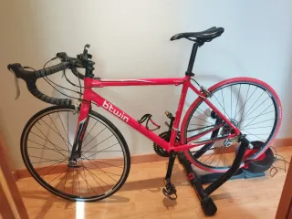 Bicicleta Carretera Triban 3 Talla 54 + Rodillo