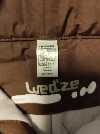 Pantalón de esquí niño Wedze T8