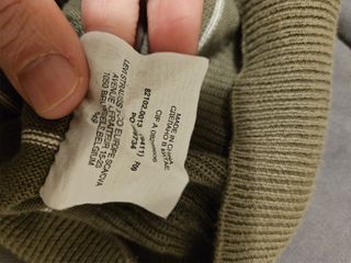 Jersey Levi's Rayas Talla M Verde