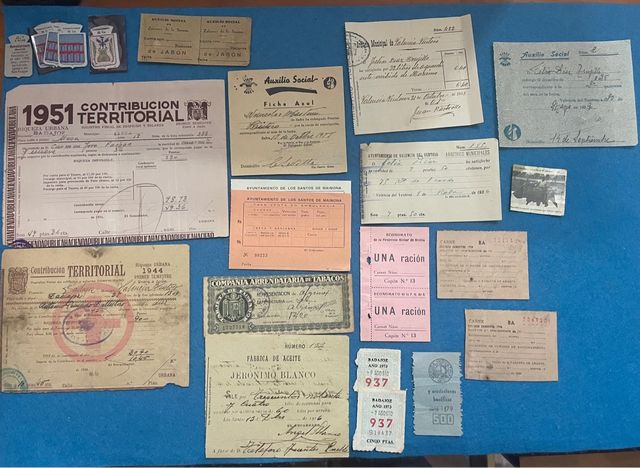 Documenti storici della Guerra Civile e del dopoguerra