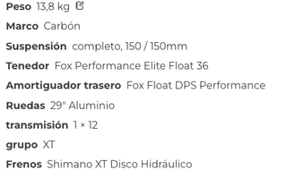 Bicicleta Scott genius 920 de 2021