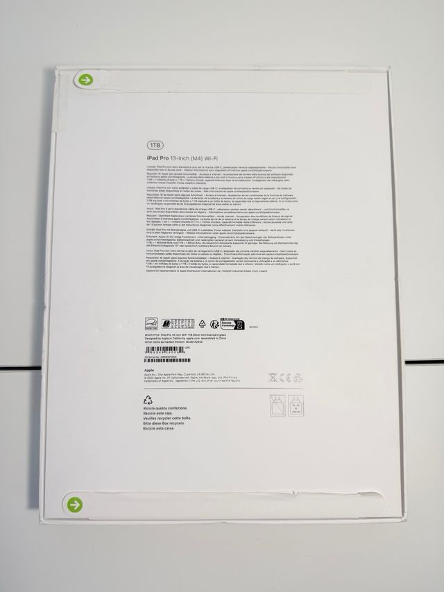 iPad Pro 13 M4 1Tb 16Gb Sellado 3 Años Garantia