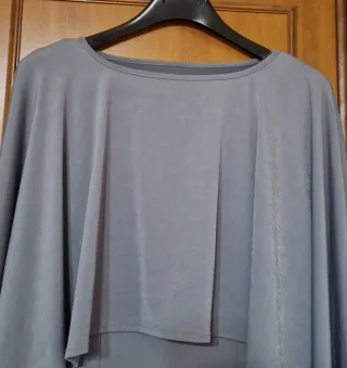 Abito da sera grigio donna