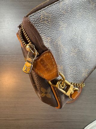 Louis Vuitton Eva Clutch Monogram Marrón/Dorado