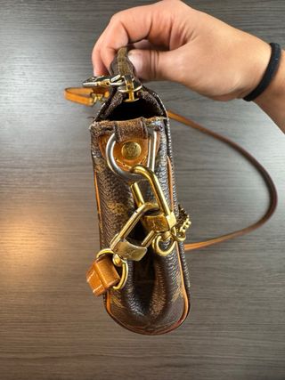 Louis Vuitton Eva Clutch Monogram Marrón/Dorado