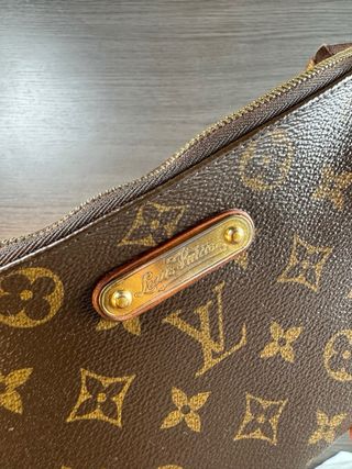 Louis Vuitton Eva Clutch Monogram Marrón/Dorado