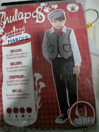 Traje Chulapo Infantil Rubie's Talla S