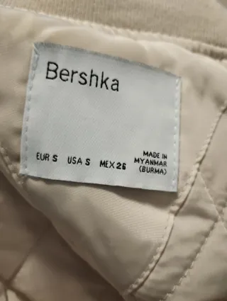 Cazadora corta beige S