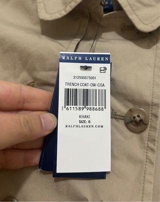 Trench Polo Ralph Lauren bambina