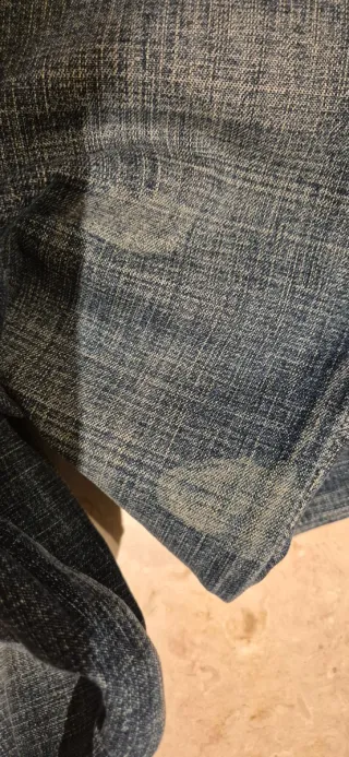 Pantalones tejanos pirata azules