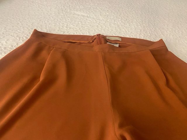 Pantalón vestir color teja