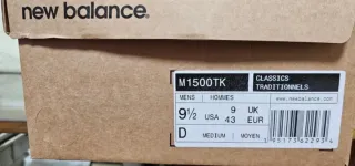 Zapatillas New Balance 1500 Piel Negra
