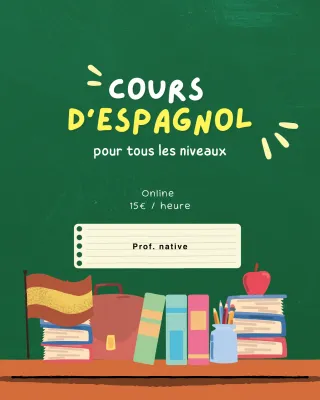Cours d'espagnol online pour francophones