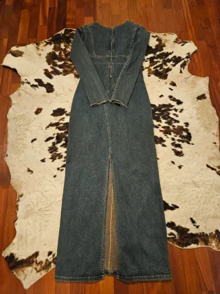 Vestito lungo in denim