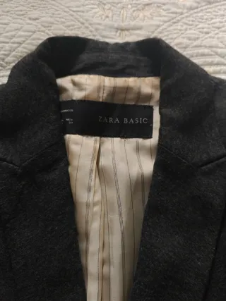 Americana Zara Gris Talla XS