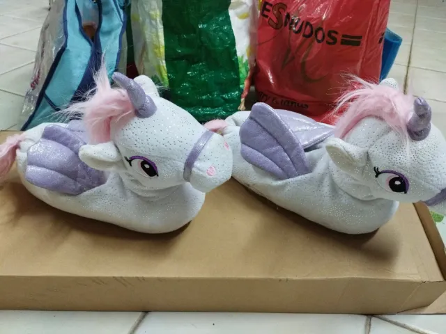 Zapatillas Unicornio Peluche