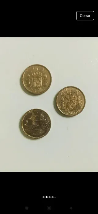 3 Monedas 100 Pesetas JC I, 1982/8-2001 (S/C).