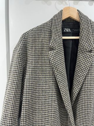 Abrigo Zara Cuadros
