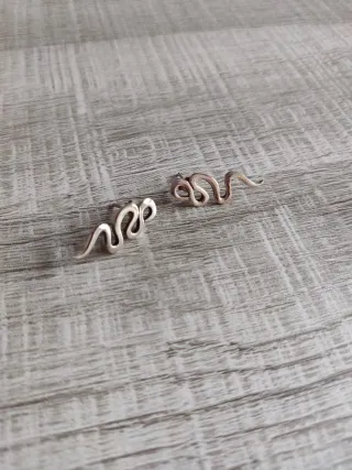 Pendientes Plata 1ª Ley Serpiente.