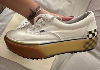 Zapatillas Vans Plataforma Checkerboard