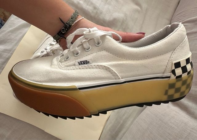 Zapatillas Vans Plataforma Checkerboard