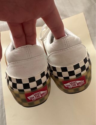 Zapatillas Vans Plataforma Checkerboard