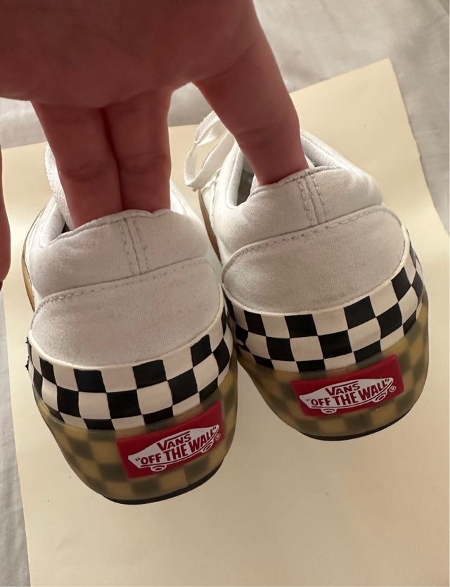 Zapatillas Vans Plataforma Checkerboard