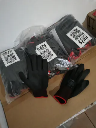 36 paia guanti da lavoro neri