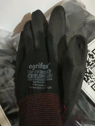 36 paia guanti da lavoro neri