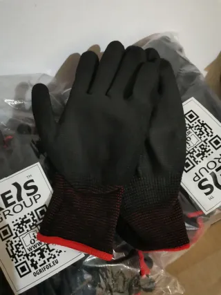 36 paia guanti da lavoro neri