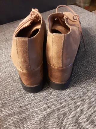 Zapatos de cordones marrones talla 41