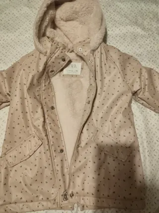 Chaqueta Zara niña rosa 3-4 años