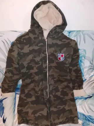 Abrigo Camuflaje Forro Polar