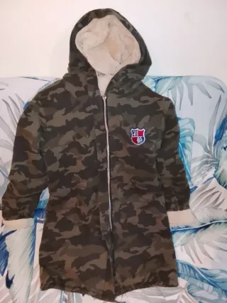 Abrigo Camuflaje Forro Polar