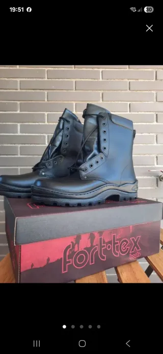 Botas militares seguridad talla 44