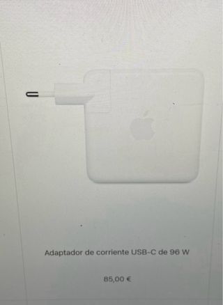 Cargador Apple Mac 96W USB-C