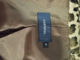 Abrigo leopardo Cortefiel mujer