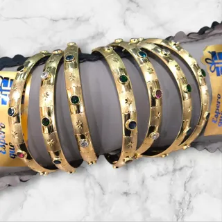 Semanario Oro 18kl con Piedras