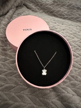 Collar Tous Oso Plata Nácar