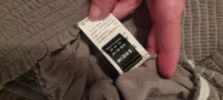 Pantalón bombacho gris talla única