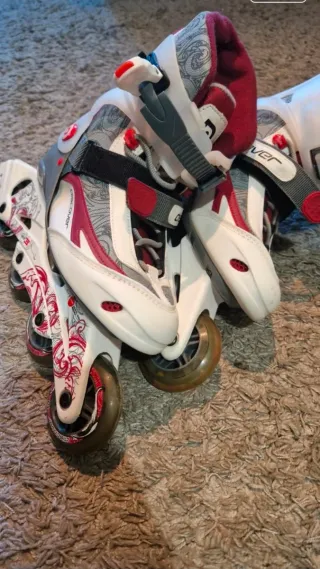 Patines en línea Discover talla 37 y protecciones