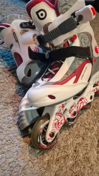 Patines en línea Discover talla 37 y protecciones