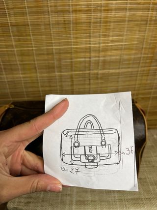 Borsa a mano bauletto Vintage Y2K